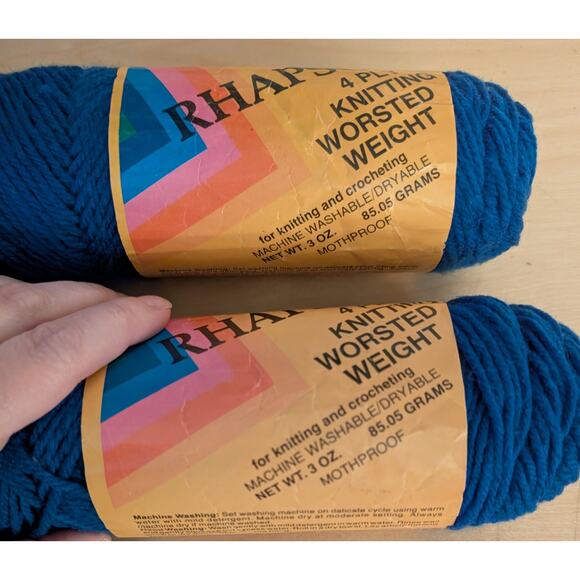 🦃Rhapsody 7 Royal Yarn Lot - Picture 2 of 3